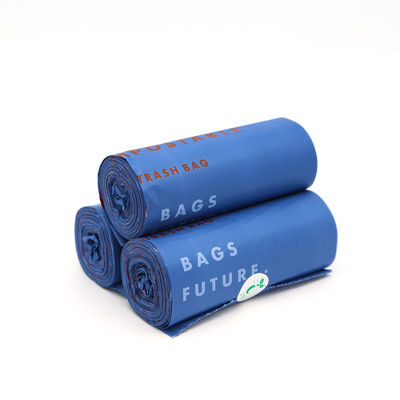 LOGO personnalisé Biodégradable Amidon de maïs PLA PBAT T-shirt sac à main sacs de magasinage sacs en plastique compostable
