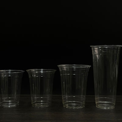 Des gobelets jetables écologiques biodégradables en plastique à paroi unique ODM
