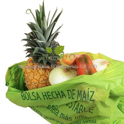 Sac d'emballage en PLA compostable de 64 gallons pour les excréments de chien