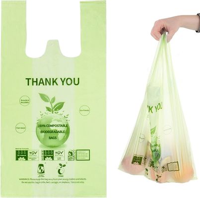 Sacs en plastique pour T-shirts biodégradables