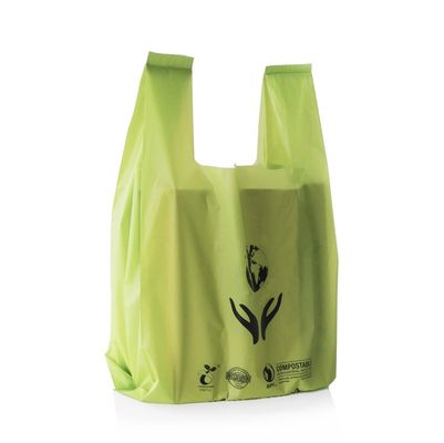 Astm D6400 Certifié Compostapak Bin Liners Polybags compostables personnalisés
