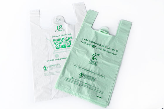 Sacs de magasinage biodégradables à base d'amidon de maïs