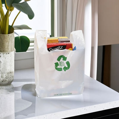 PLA compostable biodégradable sacs de cellulose T-shirt pour le supermarché