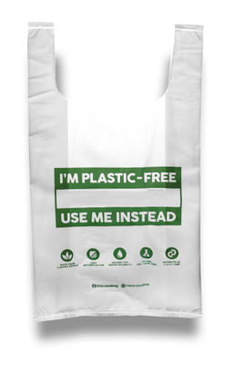 Sacs à provisions biodégradables 100% compostables PLA pour les produits alimentaires Fruits Certifié BPI