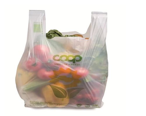 Sacs de magasinage biodégradables en PLA plastique compostable sur mesure