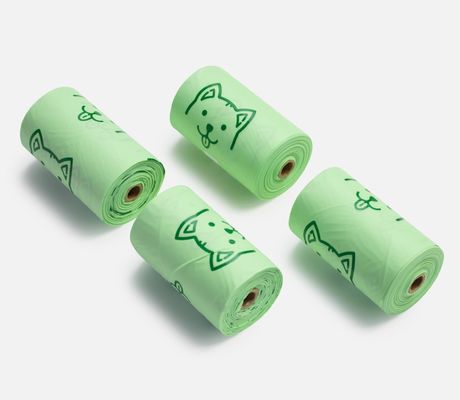 Fabrique personnalisée Eco-amicale de maïs de fécule compostable biodégradable sacs de caca de chien pour chien