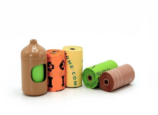 Fabrique personnalisée Eco-amicale de maïs de fécule compostable biodégradable sacs de caca de chien pour chien