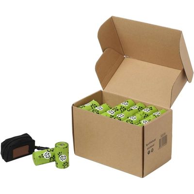 100 pièces par rouleau 2,6 gallons 10 litres manche-cravate biodégradable compostable déchets de cuisine poubelles poubelles