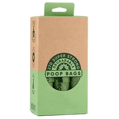 Imprimé sur mesure 32 Pack Biodégradable Sac de caca de chien parfumé Produits de nettoyage et de toilettage durables pour animaux de compagnie Logo OEM Accepter BPI