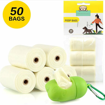 Sac de caca à chien à usage unique et compostable pour les déchets certifié TUV