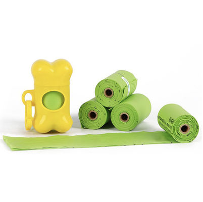 Sac de caca à chien à usage unique et compostable pour les déchets certifié TUV