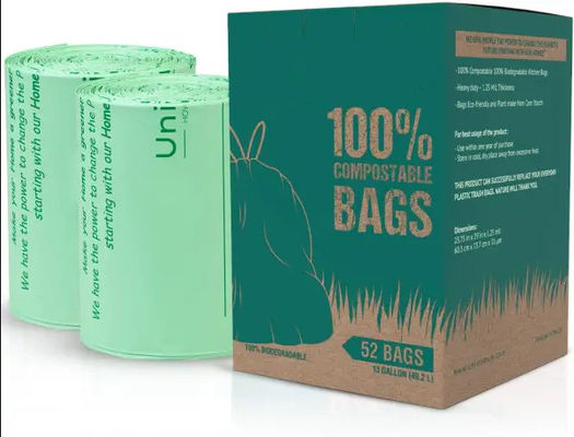 Déchets, déchets, amidon de maïs, poubelles, sacs de compost biodégradables