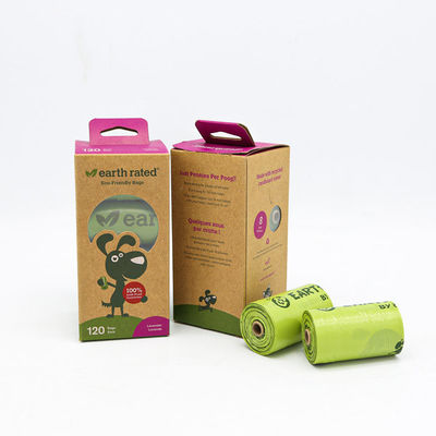 ODM Compostable sac de caca de chien pour les déchets d'animaux de compagnie 20mic