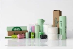 Des sacs de caca biodégradables pour les humains