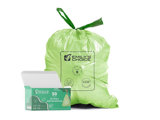 ASTMD6400 Sacs de poubelles pour déchets 8L 10L 15L