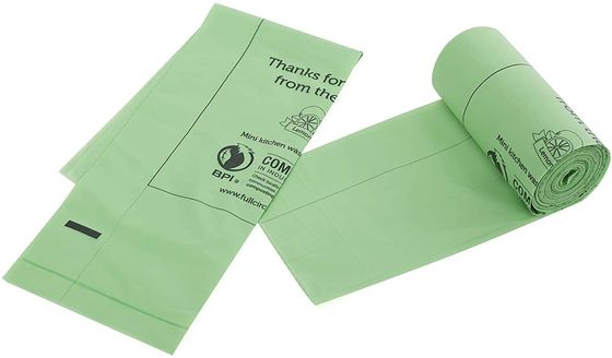 Sacs à poubelles biodégradables à 100%, poubelles compostables, contenants de déchets PLA PBAT