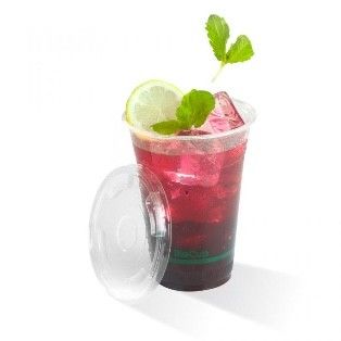 Coupe PLA biodégradable compostable transparente pour le thé au café au soda
