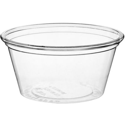 5 oz Compostable Biodégradable Coupe transparente étanche