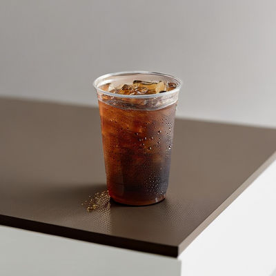 5 oz Compostable Biodégradable Coupe transparente étanche