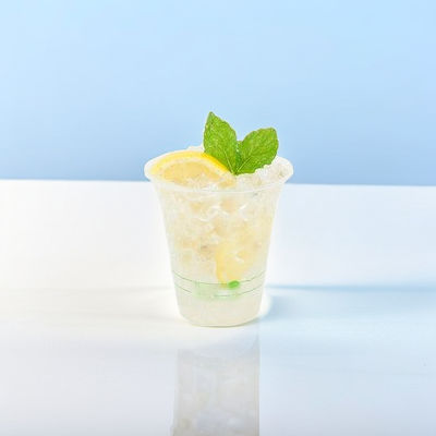 5 oz Compostable Biodégradable Coupe transparente étanche