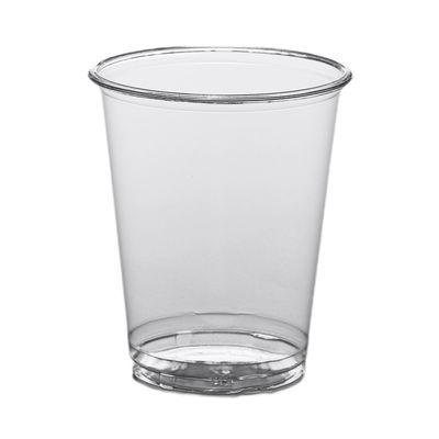 En vrac 100% tasses de café biodégradables en plastique transparent pour les glaces