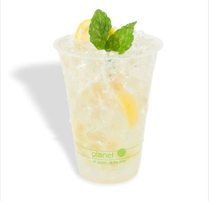 Logo imprimé Coupe compostable Coupe en plastique écologique 20 oz