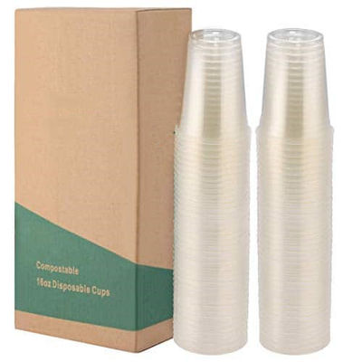 Coupe en plastique biologique PLA compostable pour les cocktails de mariage