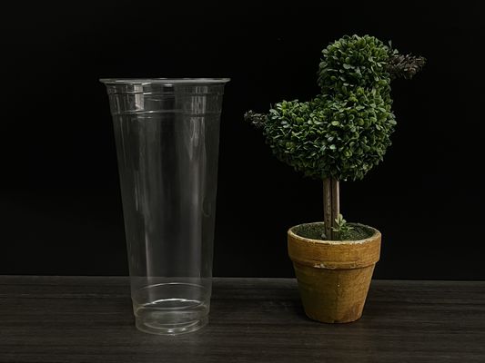 OEM tasses de café éclatantes et durables tasses en plastique biologique en vrac