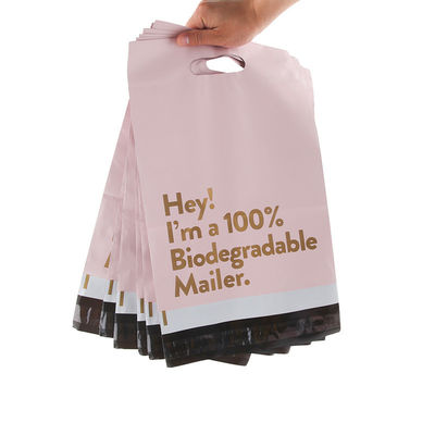 L'usine est basée sur des sacs postaux compostables noirs.