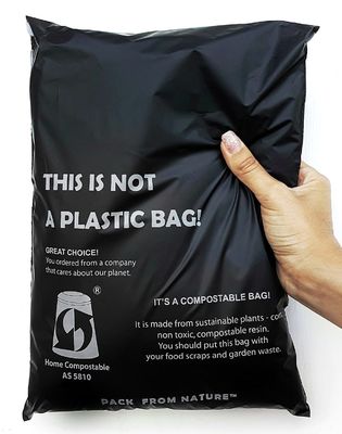 Sac de courrier biodégradable compostable rose poly pour l'emballage de bijoux