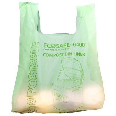 Emballage au détail PBAT sacs d'épicerie en PLA sacs en plastique transparent compostables